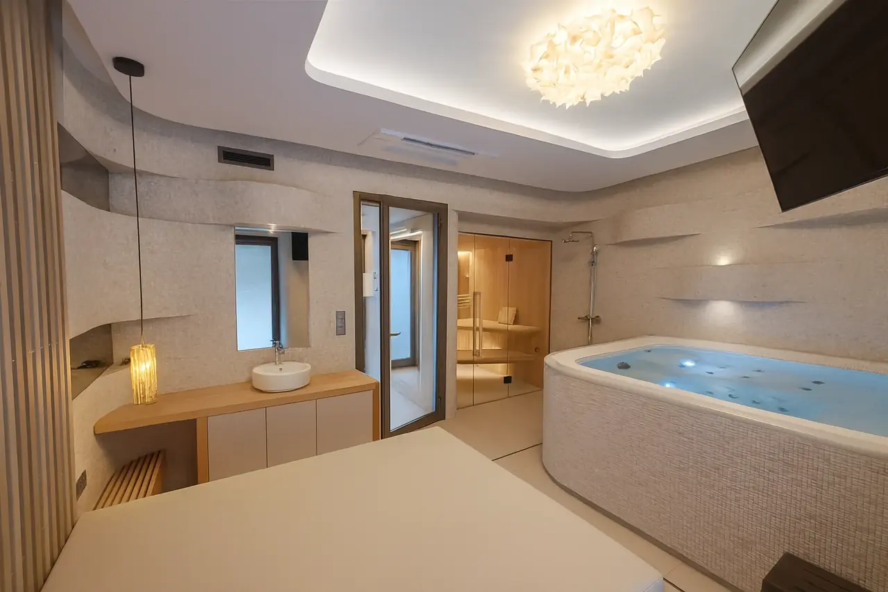 Atmosphere of private wellness at AWAM